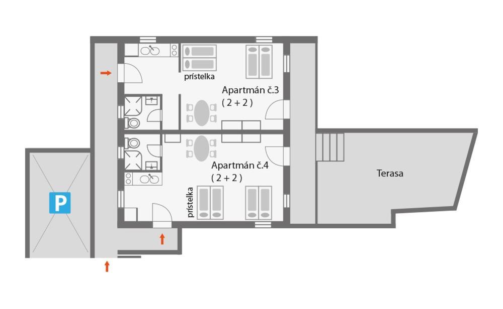Villa Kristinka Vodice Extérieur photo